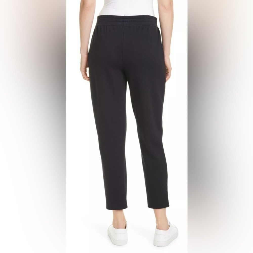ATM Anthony Thomas Melillo‎ - French Terry Crop Black Piped Retro Track Joggers - Picture 2 of 9